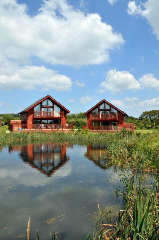 Two side by side lodges on Retallack Resort