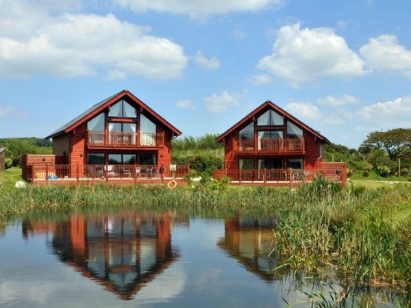 Two side by side lodges on Retallack Resort
