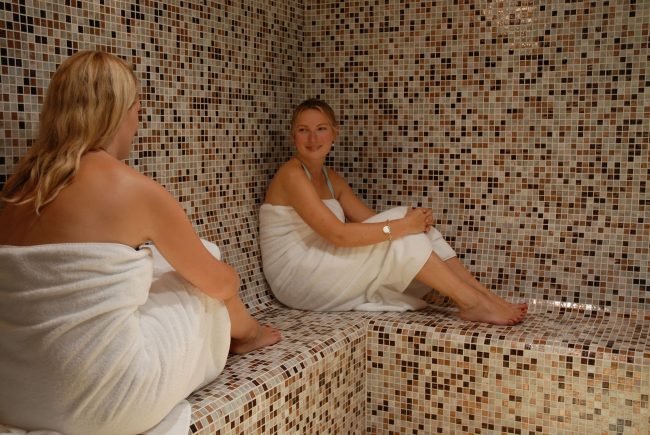 Steam Room at Retallack Resort